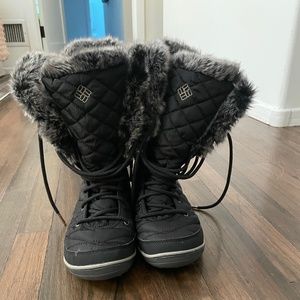 Columbia faux fur lined snow boots